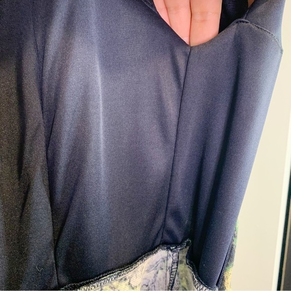 Eva Franco Sweetheart Neckline Floral Drop Waist Mini Dress Size Large - Picture 7 of 14